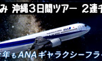 夏休み 沖縄3日間 ギャラクシーフライト ダイビングツアー 茨城 クレセント